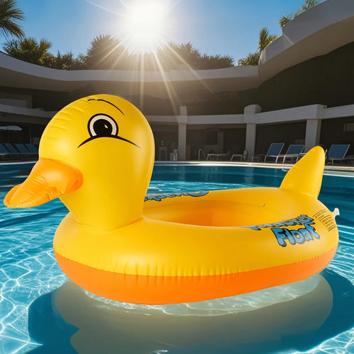 Bouée Canard Gonflable avec siège de sécurité – Flotteur piscine enfant