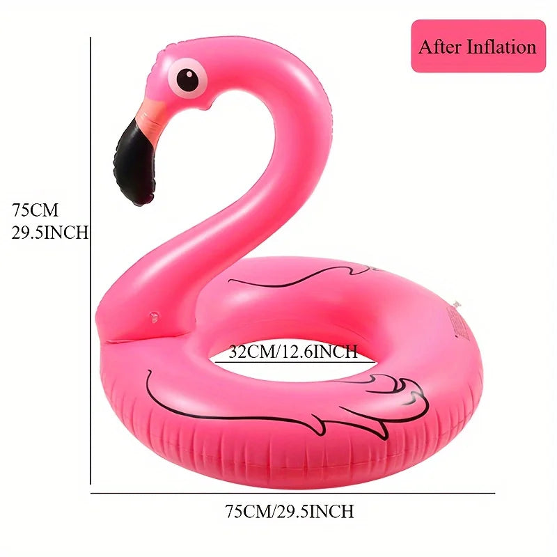 Bouée Flamant Rose Adulte – Accessoire piscine fête estivale