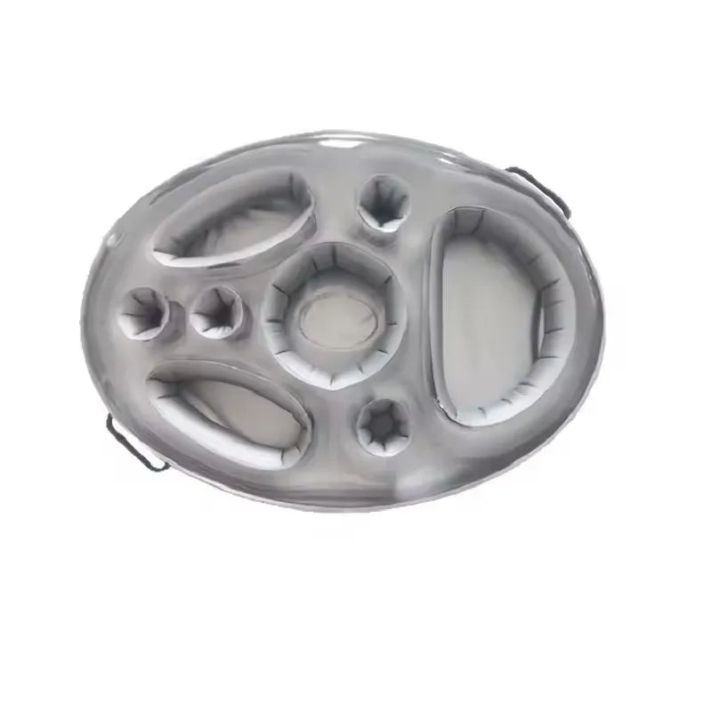 Porte-gobelet flottant gonflable – Plateau boissons piscine fête