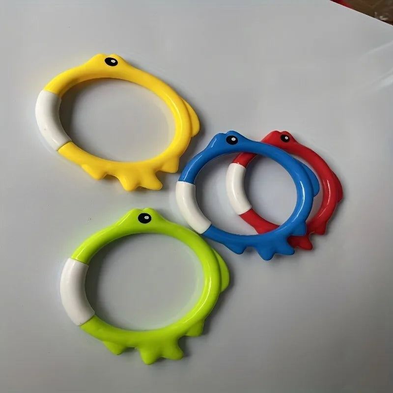 Anneaux de plongée piscine – Jeu aquatique enfants et adultes (lot de 4/8)