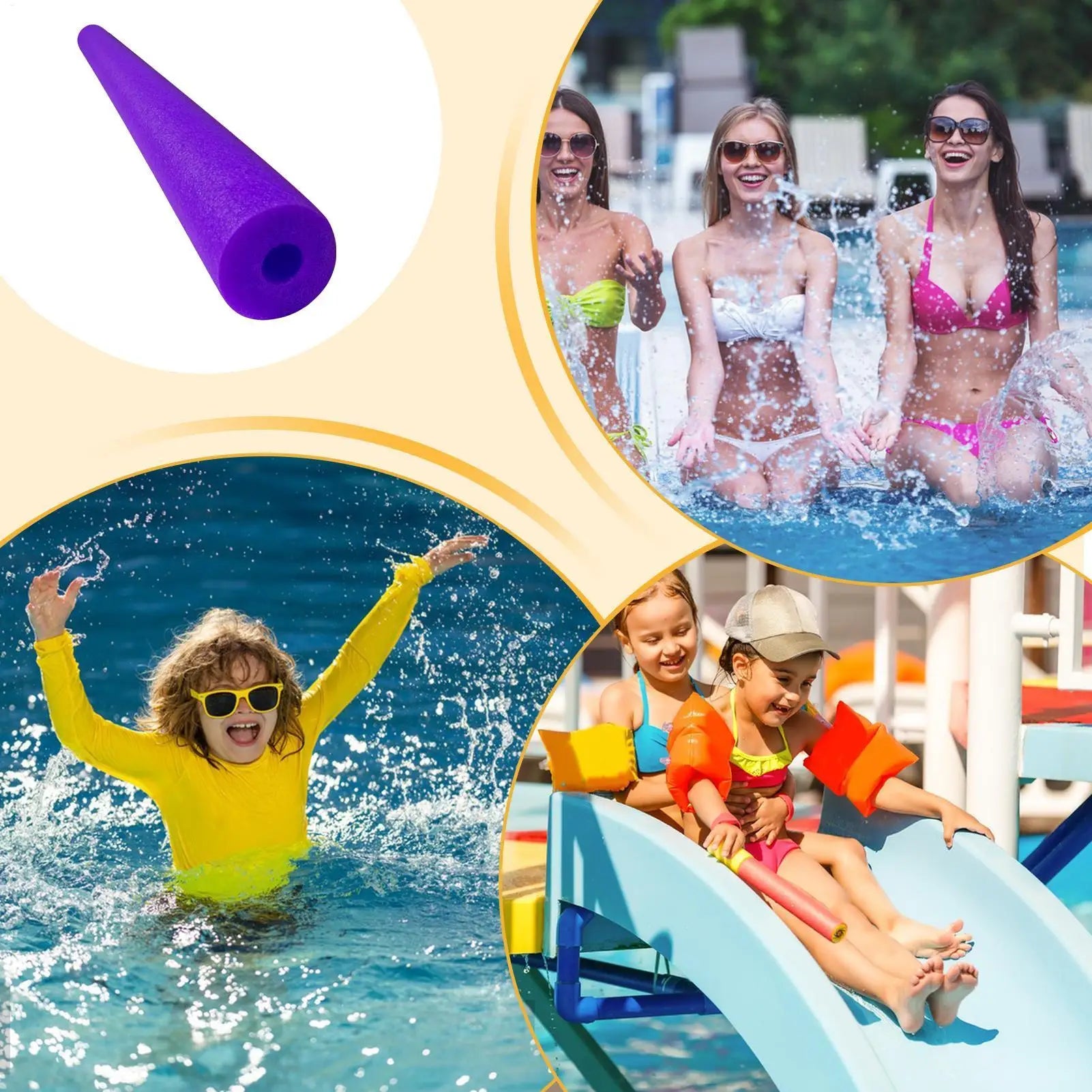Frite de piscine en mousse – Jouet aquatique enfant et adulte